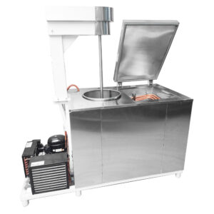 Maquina de helados Artesanal Mixta de 2 Moldes con Motor de 1 HP