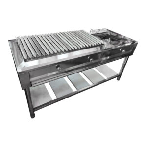 Parrilla y Cocina de Acero Inoxidable