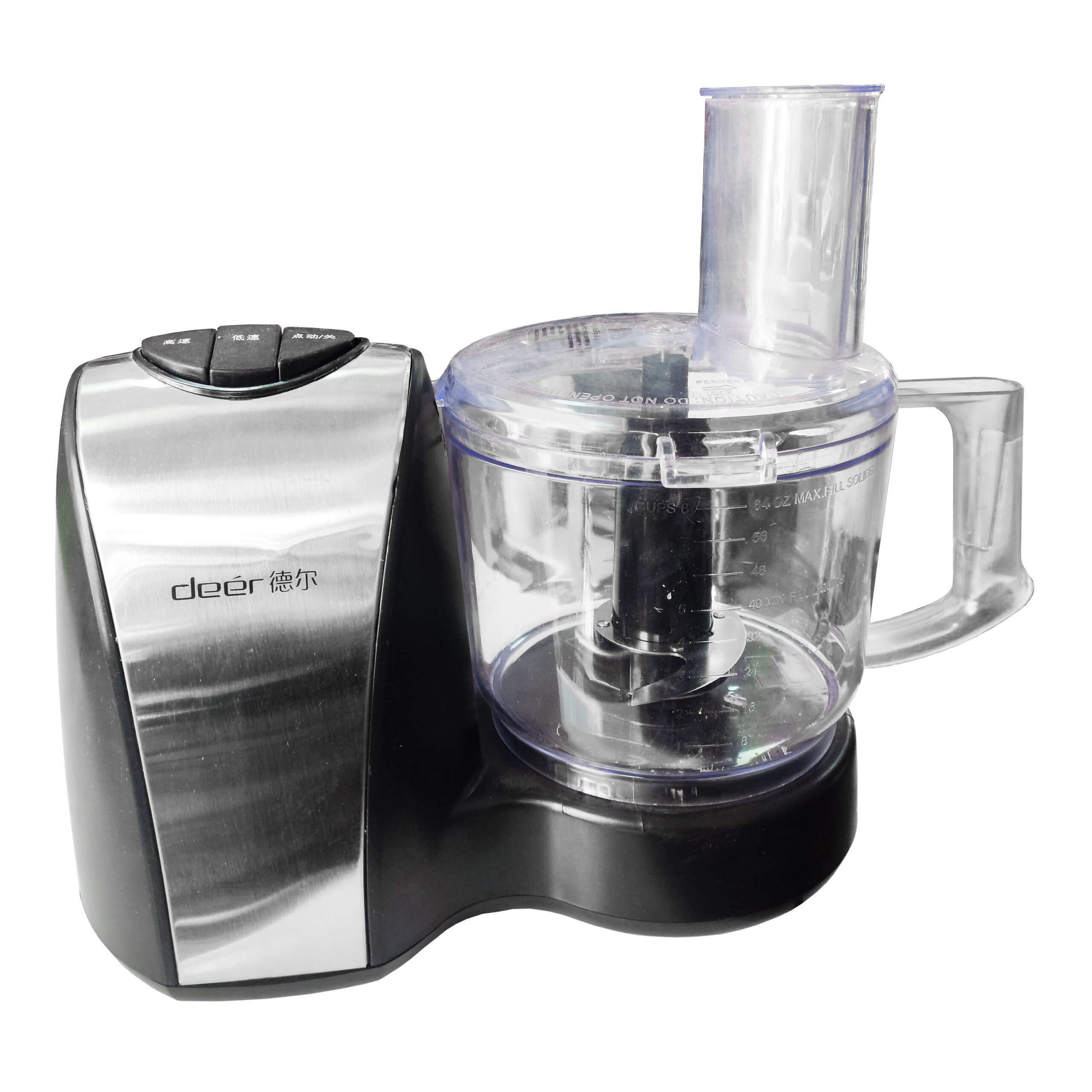 Procesador de Alimentos Multifuncional Chopper con Cortadora, Rebanadora y Trituradora