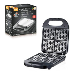 Máquina para Hacer Wafles Gofres 4Rebanadas Waflera Electrica R.231 RAF