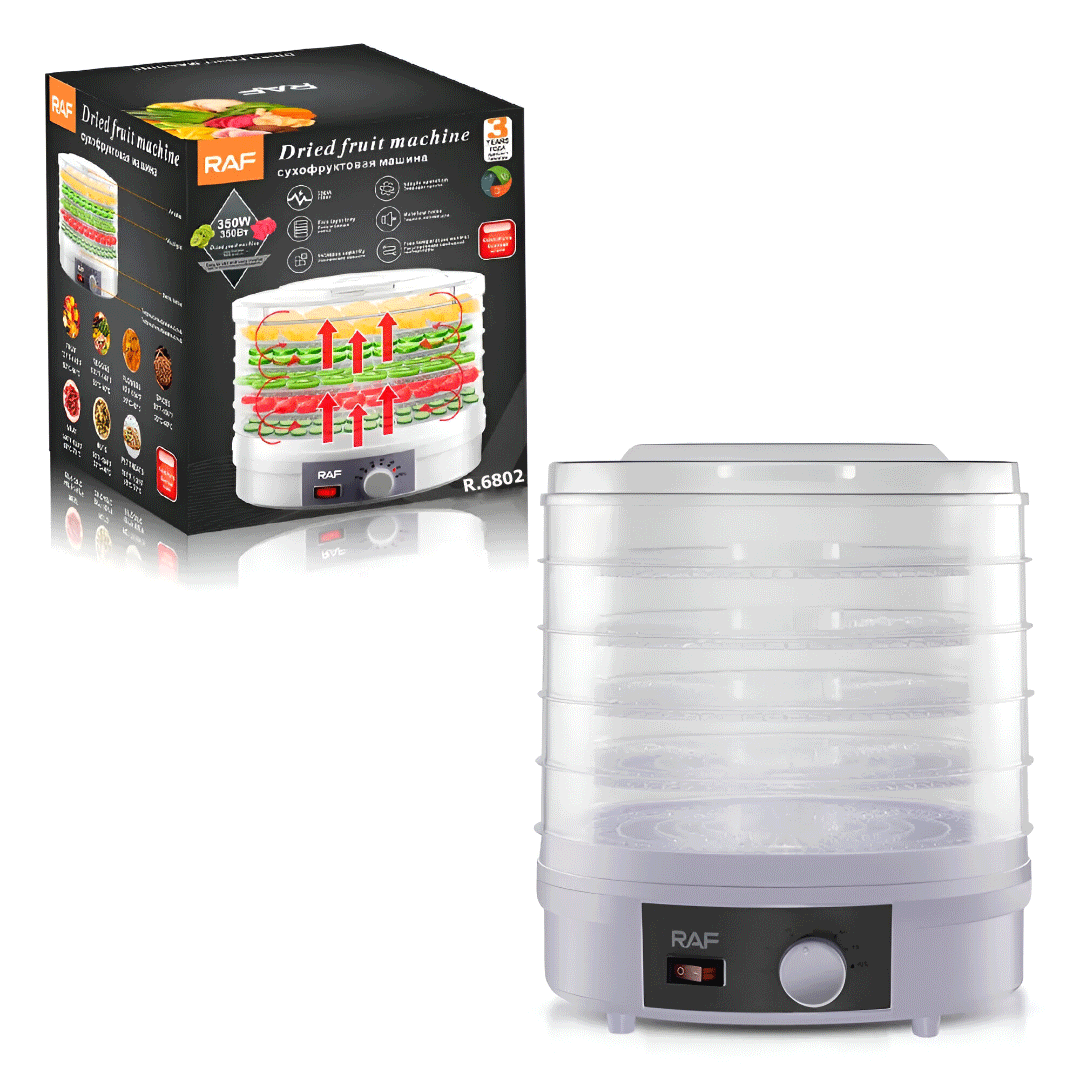 Deshidratador de alimentos 5 bandejas R.6802 RAF
